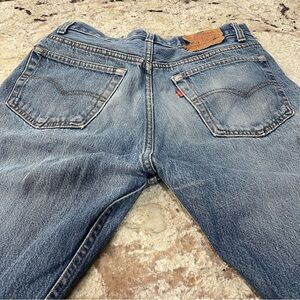 LEVI’s 32X32 Button Fly Vintage 501 Straight Leg Denim Jeans 1980s